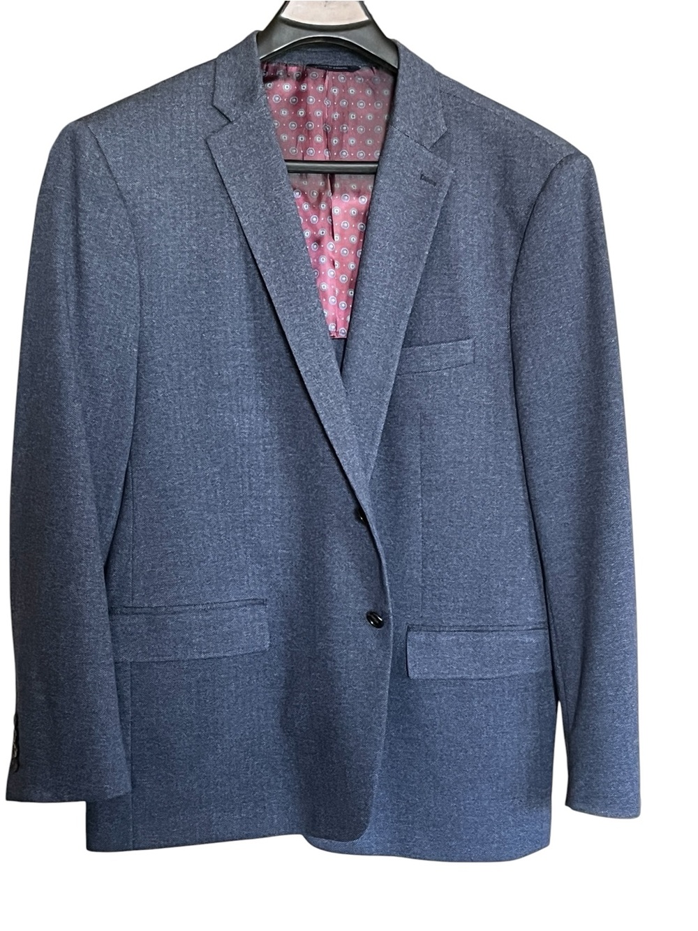 Ralph Lauren Men's (Blue-ish) Grey Two-Button Blazer/Sport Coat Size 52 R